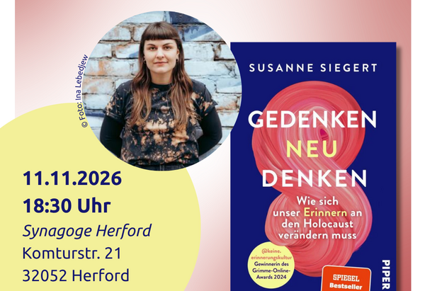Gedenken neu denken Flyer "Gedenken neu denken"